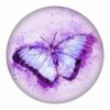 Next Innovations Purple Butterfly Round Wall Art 101410050-PURPLEBFLY